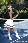 Tattooed Tennis Babe Gina Valentina Gets Boned Outdoors photos (Xander Corvus)