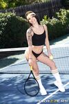 Tattooed Tennis Babe Gina Valentina Gets Boned Outdoors photos (Xander Corvus)